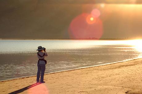 Beach Hike with Lens Flare by Bill Gracey, on Flickr