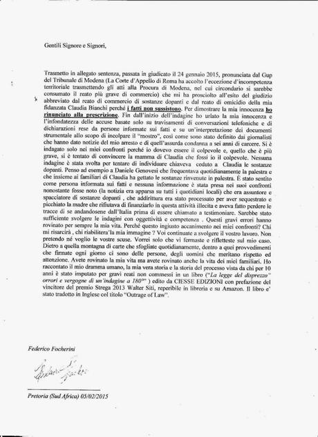 lettera federico