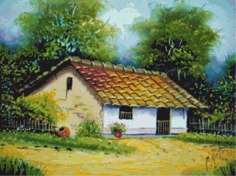 Schema per il punto croce: Paesaggi_8