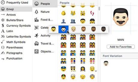 Emoji OS X 10.10.3