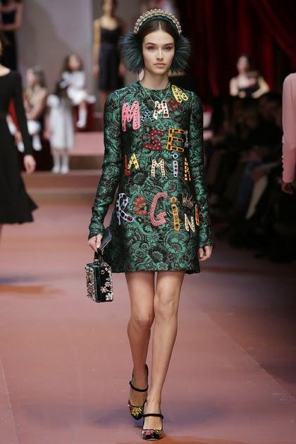 VIVA LA MAMMA: Dolce & Gabbana fall/winter 2016