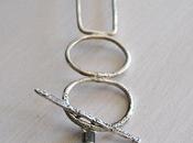 Howlite argento, collana