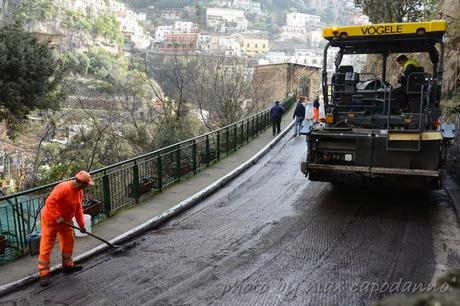 Restyling in via Pasitea a Positano