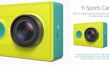 Xiaomi presenta Yi Sport Camera, l’action camera economica