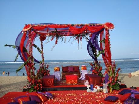 altare matrimonio stile indiano
