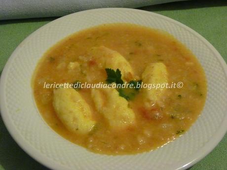 Vellutata di cavolfiore con gnocchetti di semolino