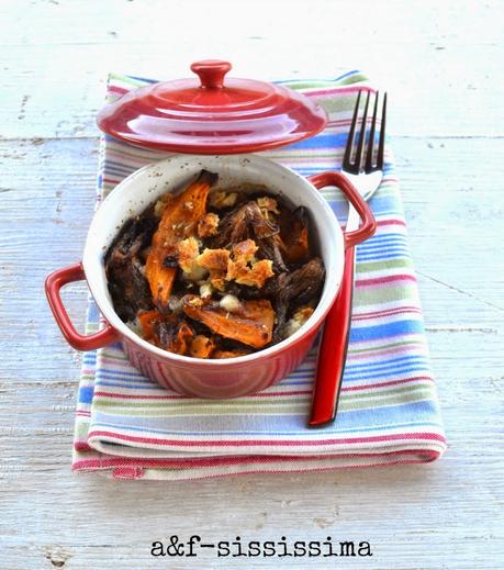 terrina di zucca e funghi