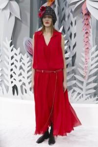 Chanel completo rosso Couture mamme a spillo