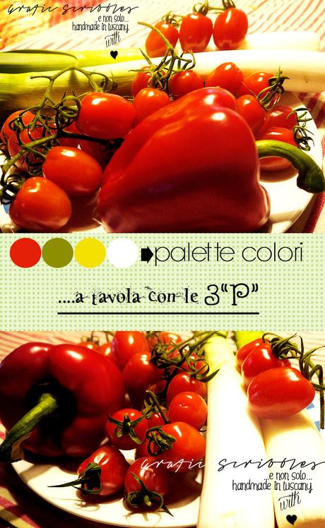 Color palette of 5 Marzo 2015 - In tavola con le 3 