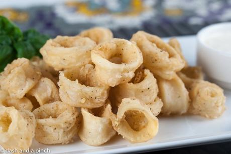 Calamari, squid, octopus, tentacles, rings, seafood, fried, baked, batter, flavor, garlic, Wegmans, fresh, frozen, aoili, dipping sauce, marinara, homemade, restaurant, delicious, simple, quick