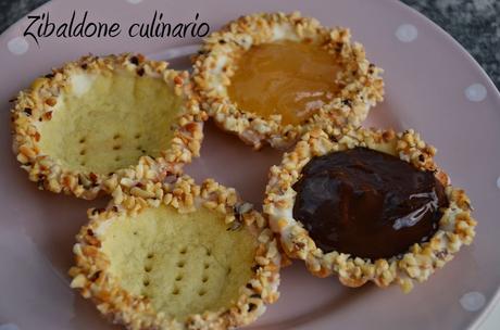 Tartellette cioccolato e pere