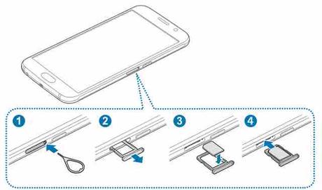 GALAXY S6 Come inserire la scheda telefonica SIM nel telefono