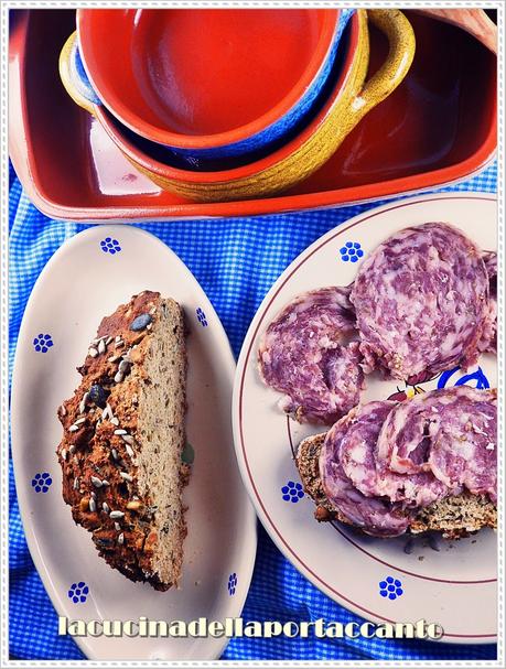 Pane alle castagne e semi misti, senza lievito / Bread with chestnuts and mixed seeds, unleavened