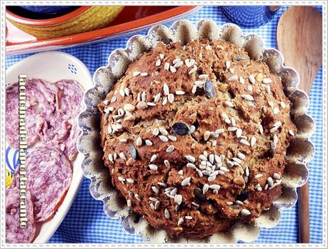 Pane alle castagne e semi misti, senza lievito / Bread with chestnuts and mixed seeds, unleavened