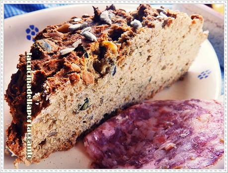 Pane alle castagne e semi misti, senza lievito / Bread with chestnuts and mixed seeds, unleavened