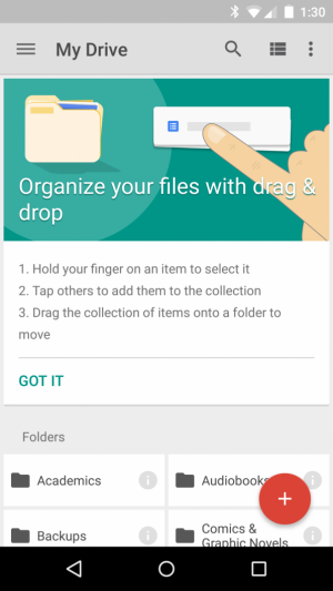 Drag e Drop Google Drive 2.2