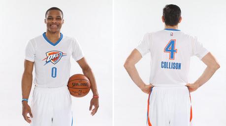 Nba, maglie con le maniche per gli Oklahoma City Thunder