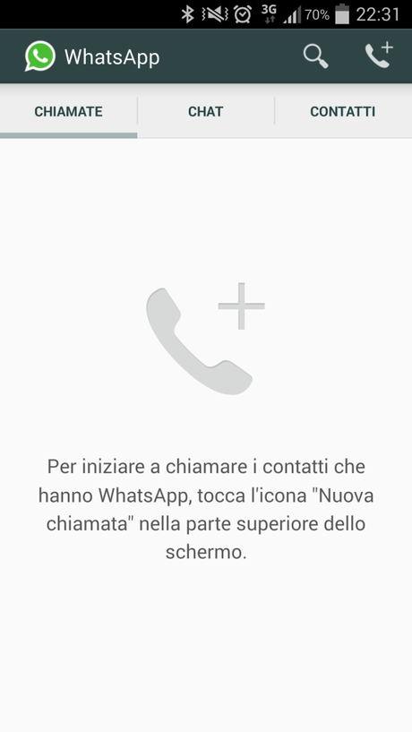 Whatsapp Chiamata screen 7