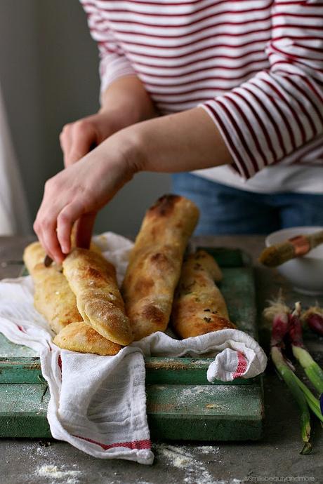 Mini baguette con cipollotto di Tropea