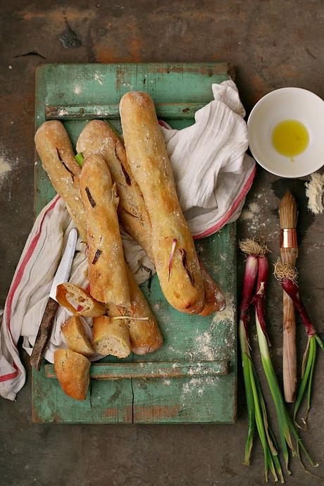 Mini baguette con cipollotto di Tropea