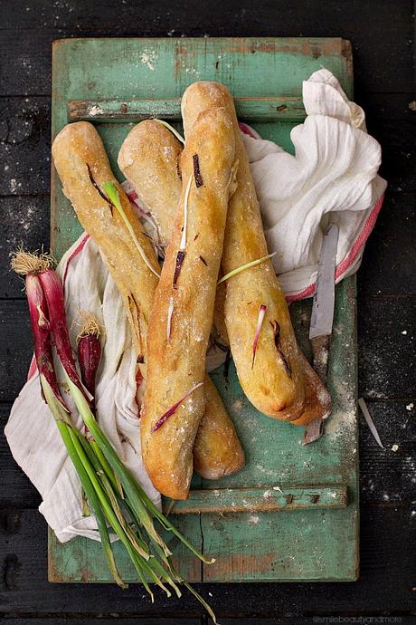 Mini baguette con cipollotto di Tropea