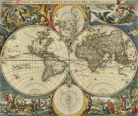 Schema per il punto croce: Planisfero antico_4