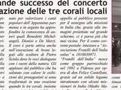 “Fratelli dell’India”, grande successo concerto benefico partecipazione delle corali locali