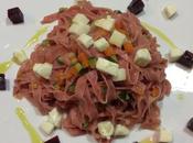 Tagliatelle alle barbabietole rosse verdure