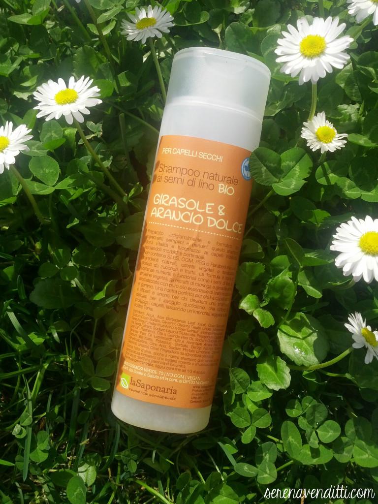 La saponaria shampoo girasole e arancio dolce