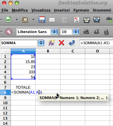 [GUIDA] Sommare colonne su Excel e Calc