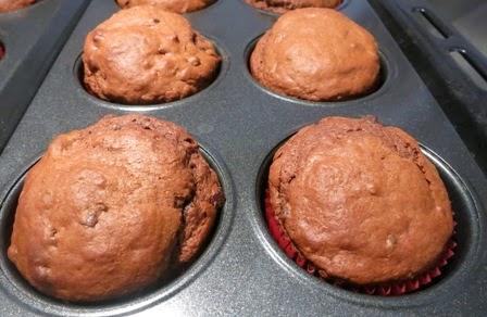 Muffin al cioccolato per l'8 marzo