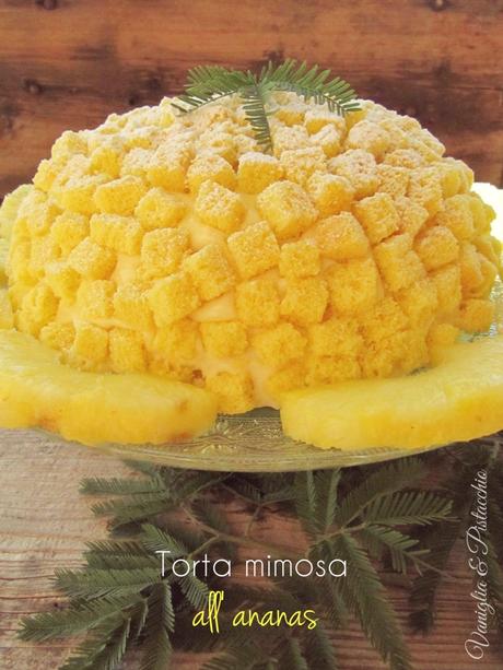 torta mimosa all'ananas