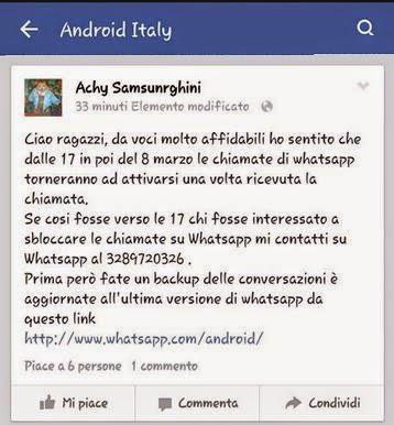 Come attivare le Chiamate WhatsApp? Quanto consumano? La nostra Recensione