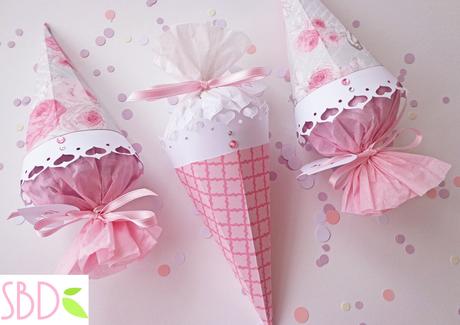 Matrimonio: Coni shabby porta riso/coriandoli - Wedding: shabby confetti holder cones