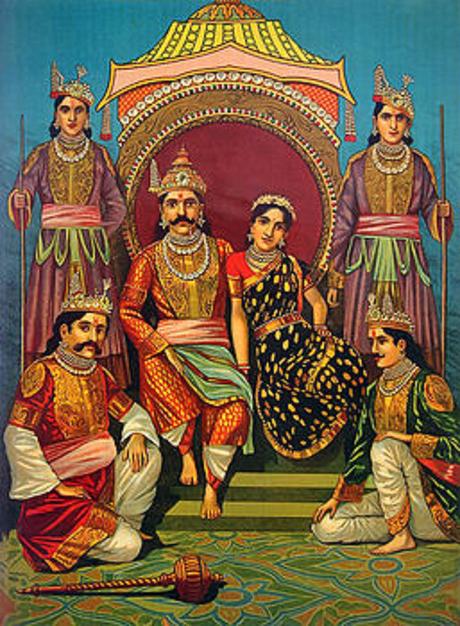 Draupadi e i Pandava