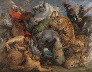 Peter Paul Rubens, Tiger, Lion and Leopard Hunt, 1616; Rennes, Musee des Beaux Arts