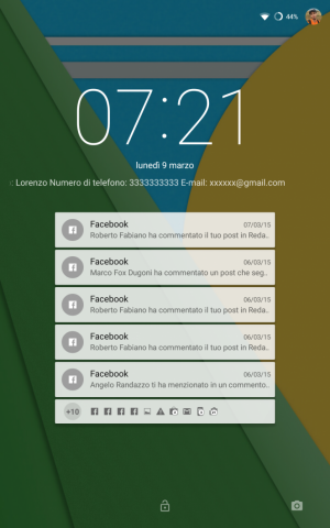 Guida: Come aggiungere informazioni personali alla lockscreen