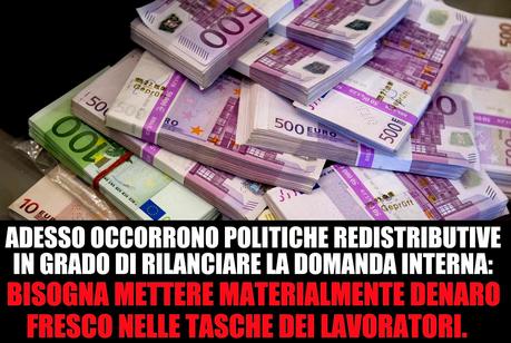 Quanti di quei 60miliardi di euro del Q.E. finiranno nelle tasche dei lavoratori?