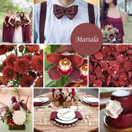 Le novità e le tendenze del matrimonio 2015 [#5]- Color Marsala