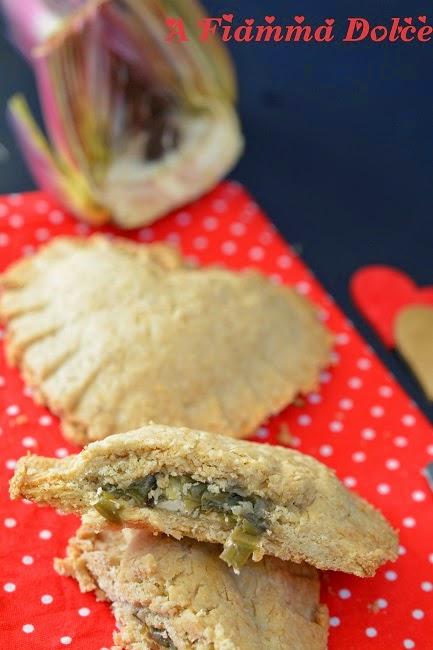 Cuori di farro ripieni ai carciofi