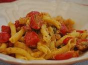Maccheroncini pomodorini, mollica capperi
