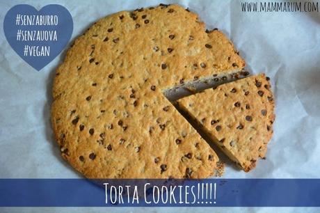 torta cookies gocce cioccolata