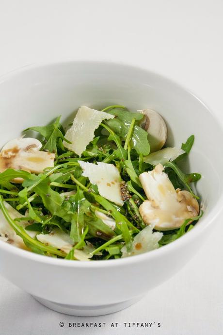 Insalata di champignon / Button mushrooms salad