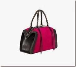 B585 GABRIA PONY FUXIA BLACK