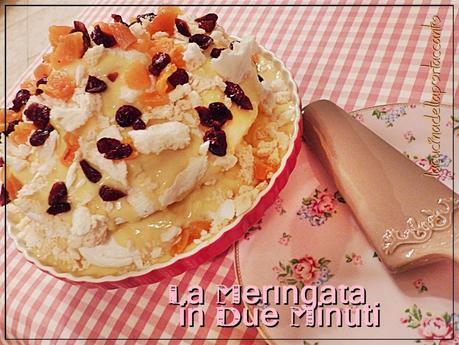 Meringata al microonde in due minuti! / Meringue microwave in two minutes!