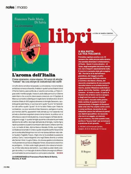 Rassegna dei Libri - 10° settimana - dal 5 marzo al 11 marzo 2015