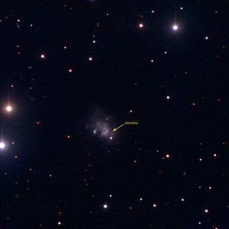 Supernova 2008ha. Crediti: Stefano Valenti/Queen's University (Belfast)