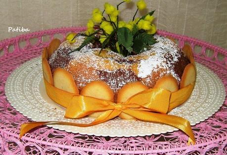 Torta bicolore con Crema Chantilly