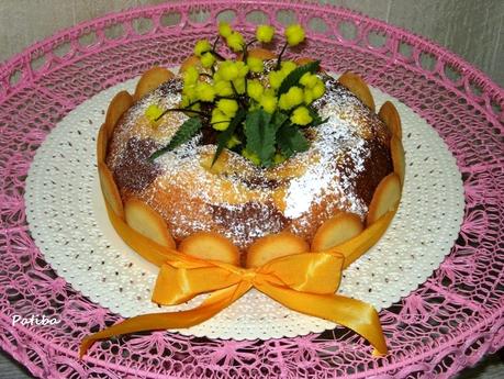 Torta bicolore con Crema Chantilly