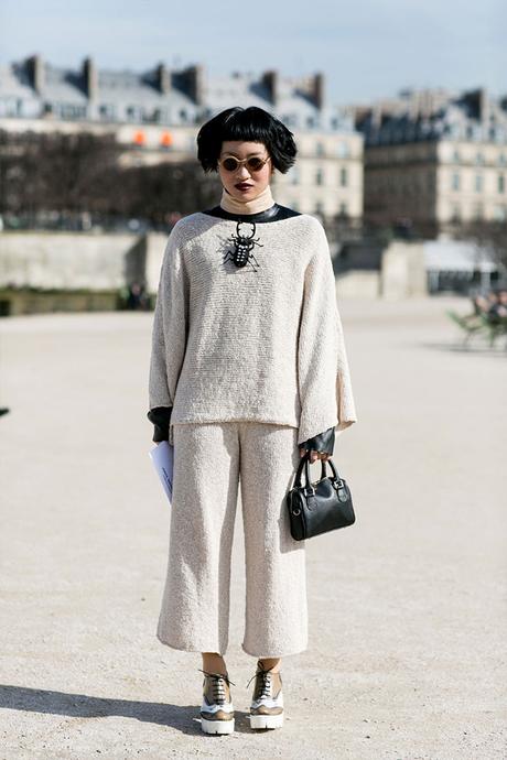 Paris Fashion Week A / I 2015: street style.  Parte 3 (8 foto)